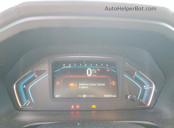 5FNRL6H55NB033506 2022 HONDA ODYSSEY Gray Սարքավորումների վահանակի տեսք