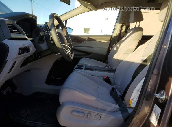 5FNRL6H56LB031776 2020 HONDA ODYSSEY Серый Вид салона спереди