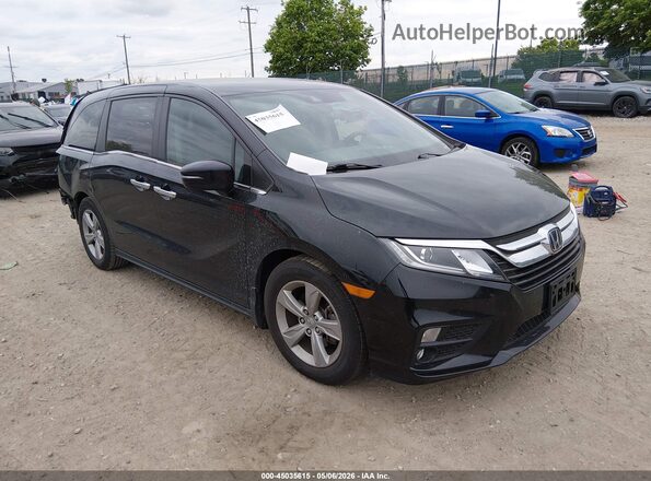 5FNRL6H56LB051543 2020 HONDA ODYSSEY Черный Передняя правая четверть