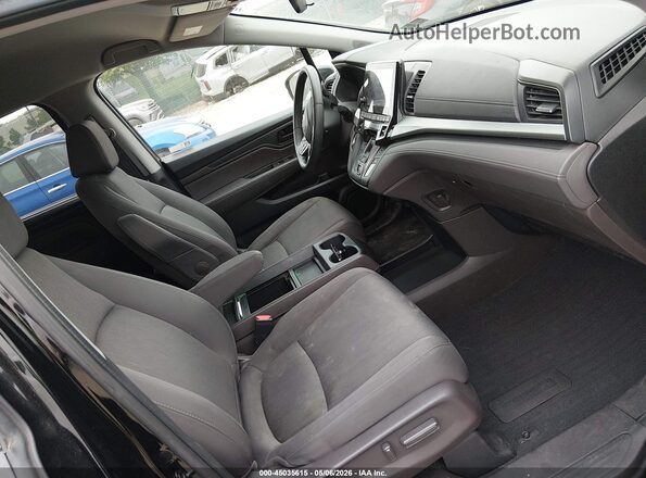 5FNRL6H56LB051543 2020 HONDA ODYSSEY Черный Вид салона спереди