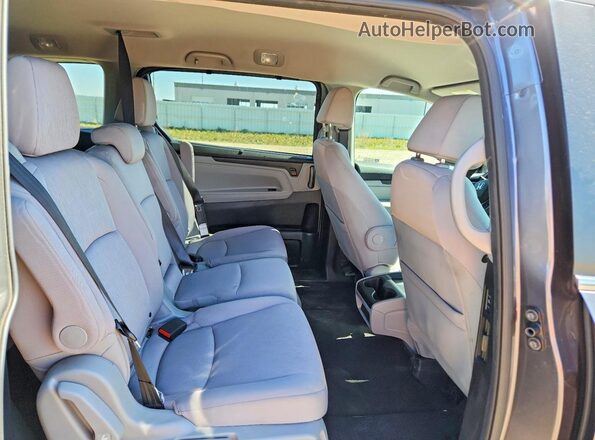 5FNRL6H56LB074420 2020 HONDA ODYSSEY Charcoal Vista interior trasera