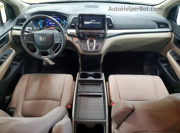 5FNRL6H57KB111294 2019 HONDA ODYSSEY Белый Вид панели приборов