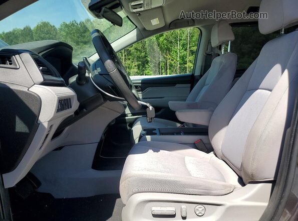 5FNRL6H57LB036095 2020 HONDA ODYSSEY Серый Вид салона спереди