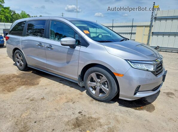 5FNRL6H58MB016830 2021 HONDA ODYSSEY Gray Delantero derecho
