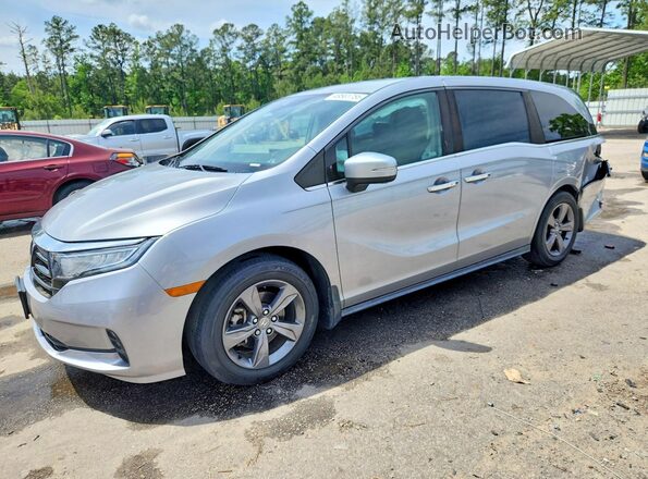 5FNRL6H58MB016830 2021 HONDA ODYSSEY Gray Vista tres cuartos delantera izquierda