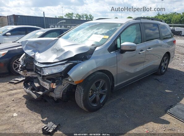 5FNRL6H58MB019193 2021 HONDA ODYSSEY Silver Front left