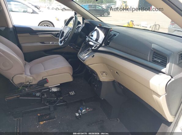 5FNRL6H59NB008690 2022 HONDA ODYSSEY Белый Вид салона спереди