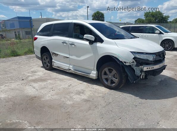 5FNRL6H59NB008690 2022 HONDA ODYSSEY Белый Передняя правая четверть