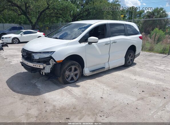 5FNRL6H59NB008690 2022 HONDA ODYSSEY Белый Передняя левая четверть