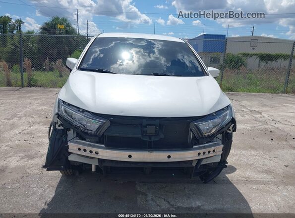 5FNRL6H59NB008690 2022 HONDA ODYSSEY Белый Вид щитка приборов