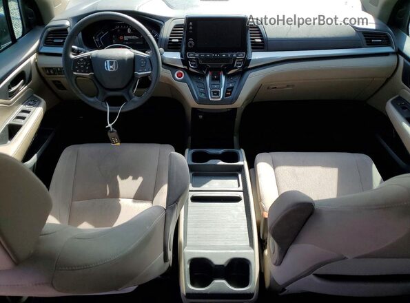 5FNRL6H5XJB106119 2018 HONDA ODYSSEY White Вид панелі приладів