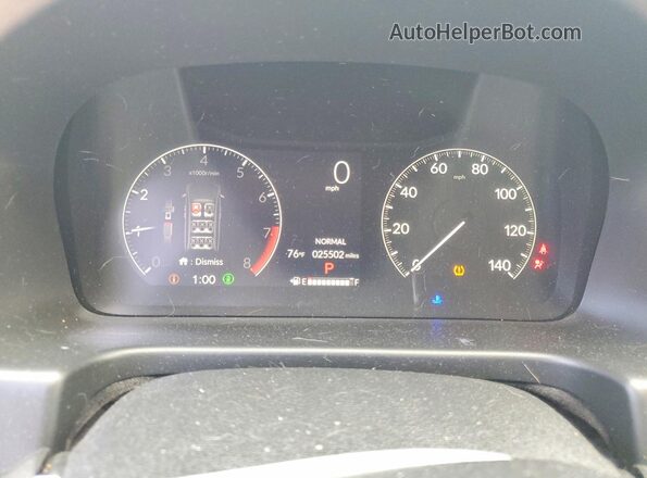 5FNRL6H60SB043395 2025 HONDA ODYSSEY Серый Вид щитка приборов