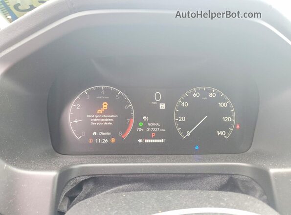 5FNRL6H61SB029988 2025 HONDA ODYSSEY Серый Вид щитка приборов