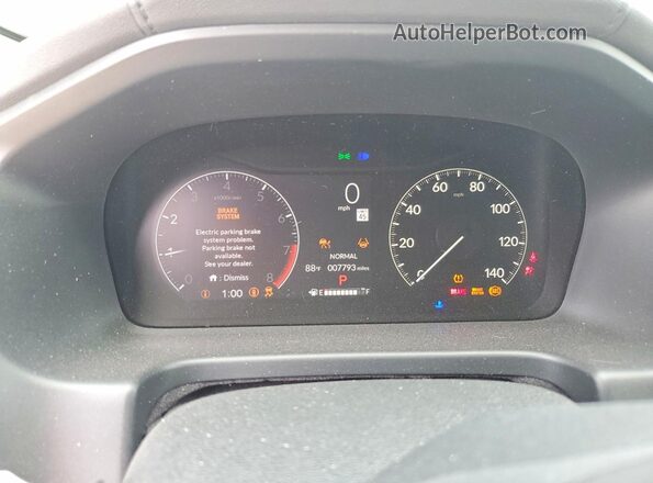 5FNRL6H61TB007300 2026 HONDA ODYSSEY Gray Вид щитка приладів