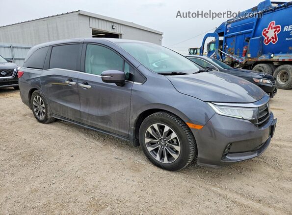 5FNRL6H62PB059072 2023 HONDA ODYSSEY Серый Передняя правая четверть