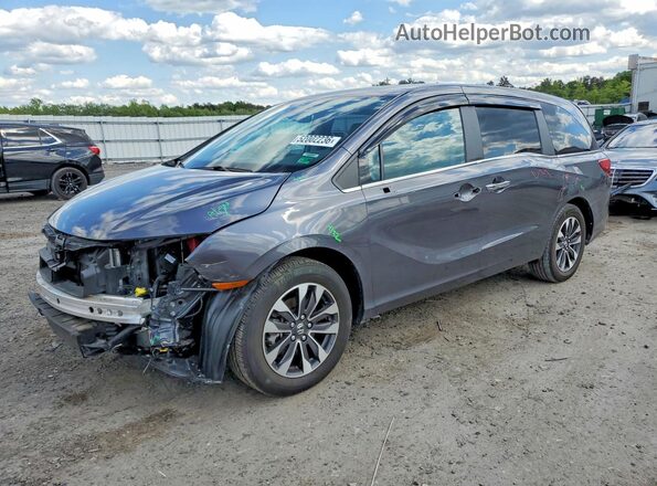 5FNRL6H62RB001711 2024 HONDA ODYSSEY Серый Передняя левая четверть