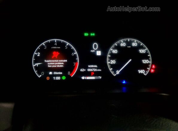 5FNRL6H62SB020779 2025 HONDA ODYSSEY Black Widok zestawu wskaźników
