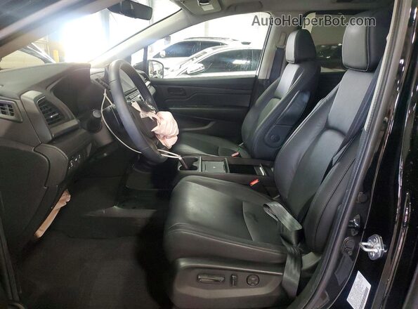 5FNRL6H62SB020779 2025 HONDA ODYSSEY Black Widok wnętrza z przodu
