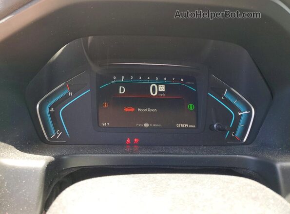 5FNRL6H63RB020767 2024 HONDA ODYSSEY Silver Вид щитка приладів