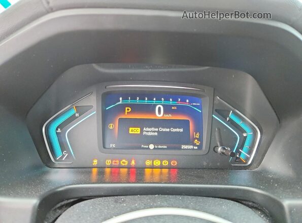 5FNRL6H64LB505541 2020 HONDA ODYSSEY White Widok zestawu wskaźników