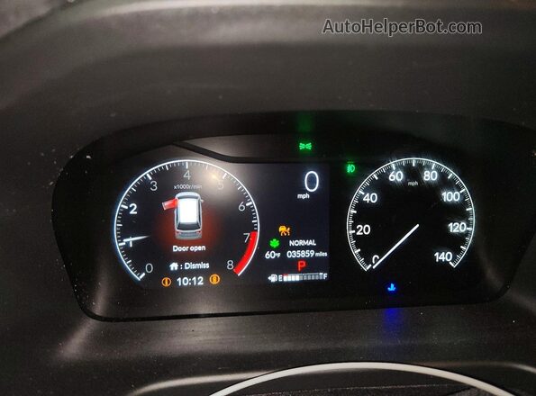 5FNRL6H64SB057171 2025 HONDA ODYSSEY White Вид щитка приладів