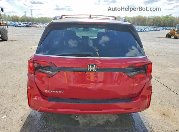 5FNRL6H64TB007565 2026 HONDA ODYSSEY Красный Вид сзади