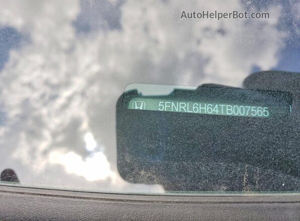 5FNRL6H64TB007565 2026 HONDA ODYSSEY Красный Вид наклейки с VIN-кодом