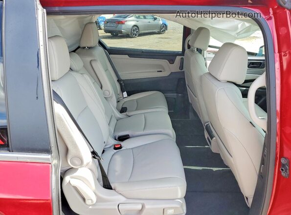 5FNRL6H64TB007565 2026 HONDA ODYSSEY Красный Вид задней части салона