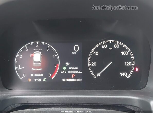 5FNRL6H65SB086078 2025 HONDA ODYSSEY Серый Вид задних сидений