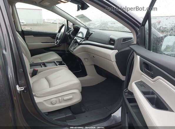 5FNRL6H65SB086078 2025 HONDA ODYSSEY Серый Вид салона спереди