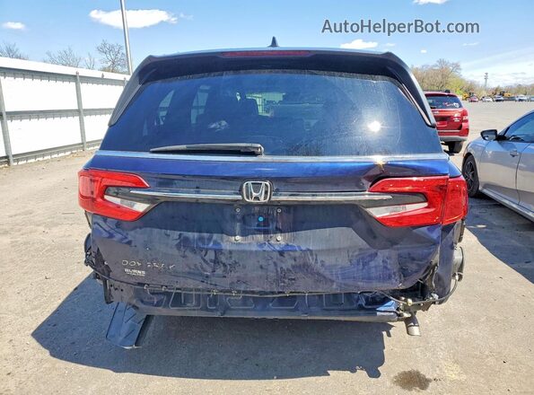5FNRL6H66RB067680 2024 HONDA ODYSSEY Blue Vista trasera