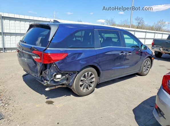 5FNRL6H66RB067680 2024 HONDA ODYSSEY Blue Trasero derecho