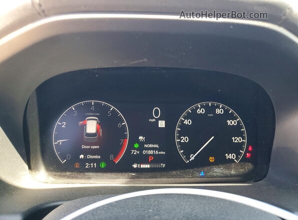 5FNRL6H66SB042946 2025 HONDA ODYSSEY Black Vista del cuadro de instrumentos