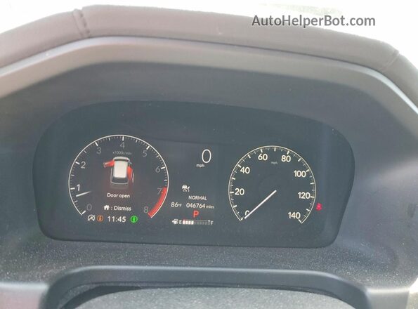 5FNRL6H66SB056460 2025 HONDA ODYSSEY Silver Вид щитка приладів
