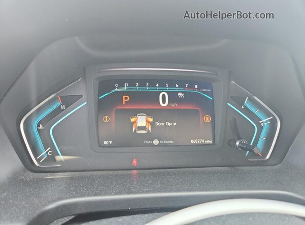 5FNRL6H67PB078359 2023 HONDA ODYSSEY Серый Вид щитка приборов