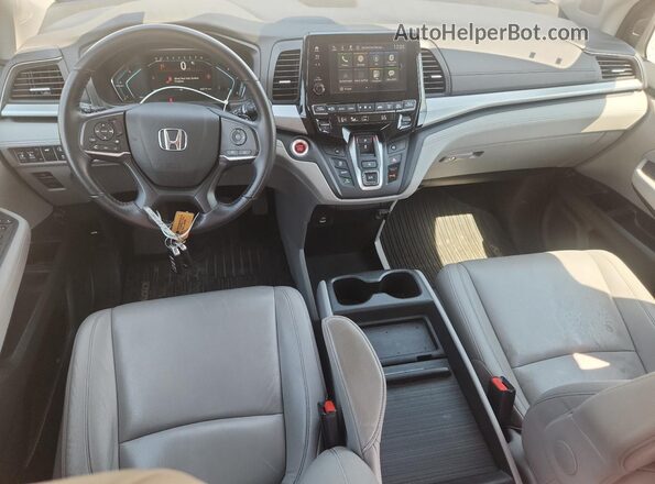 5FNRL6H67PB078359 2023 HONDA ODYSSEY Серый Вид панели приборов