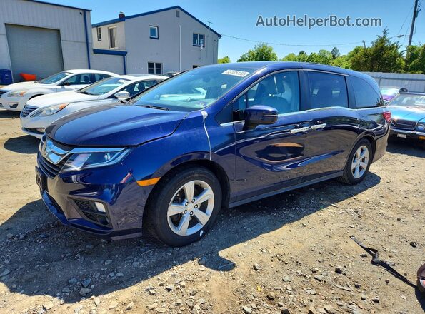 5FNRL6H70JB041038 2018 HONDA ODYSSEY Blue Przód lewy