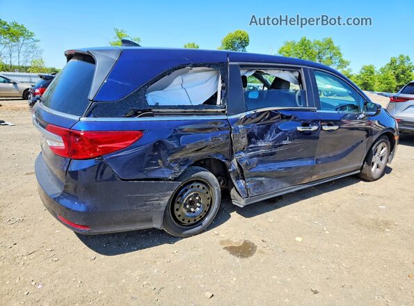 5FNRL6H70JB041038 2018 HONDA ODYSSEY Blue Tył prawy