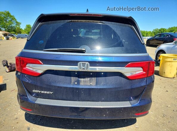 5FNRL6H70JB041038 2018 HONDA ODYSSEY Blue Widok z tyłu