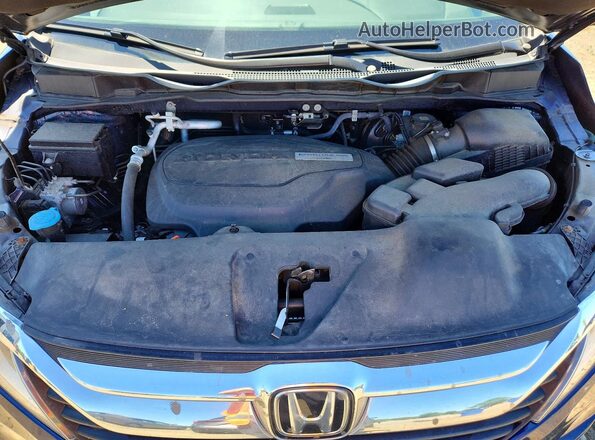 5FNRL6H70JB041038 2018 HONDA ODYSSEY Blue Widok komory silnika