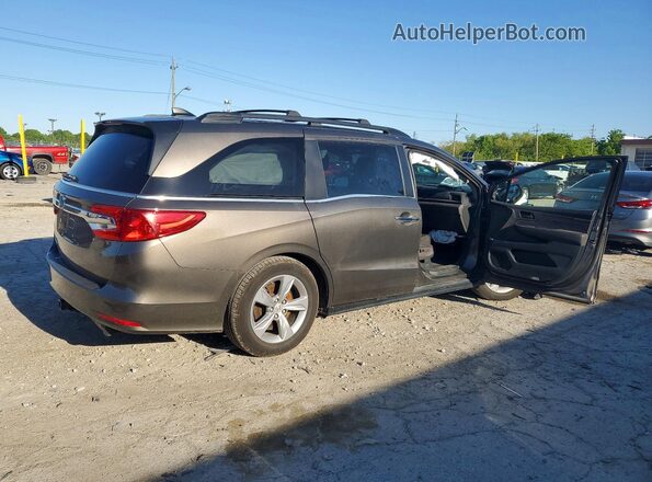 5FNRL6H70JB065324 2018 HONDA ODYSSEY Серый Задняя правая четверть