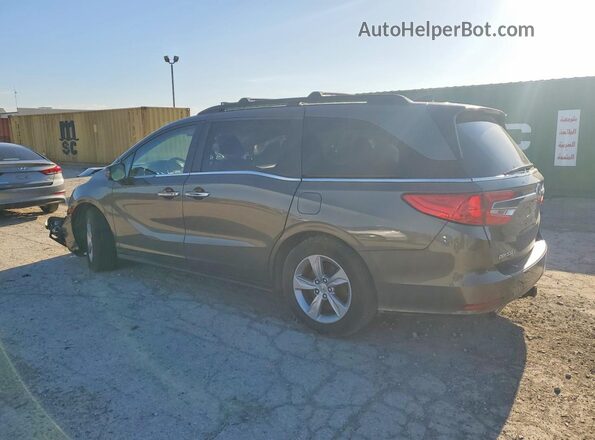 5FNRL6H70JB065324 2018 HONDA ODYSSEY Серый Задняя левая четверть