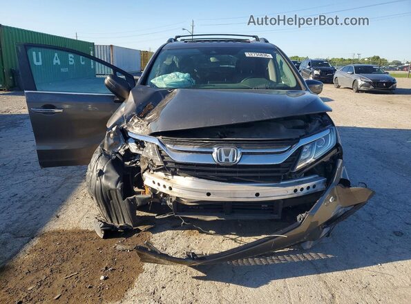 5FNRL6H70JB065324 2018 HONDA ODYSSEY Серый Вид спереди