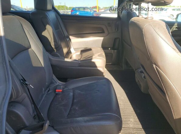 5FNRL6H70JB065324 2018 HONDA ODYSSEY Серый Вид задней части салона