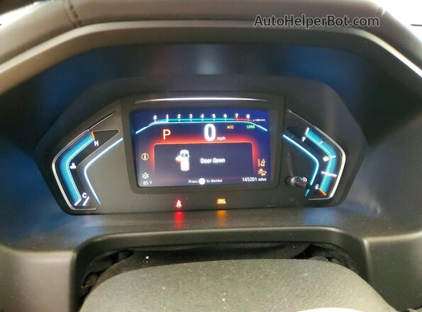 5FNRL6H70JB111752 2018 HONDA ODYSSEY White Widok zestawu wskaźników