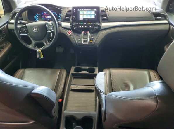 5FNRL6H70JB111752 2018 HONDA ODYSSEY White Widok deski rozdzielczej