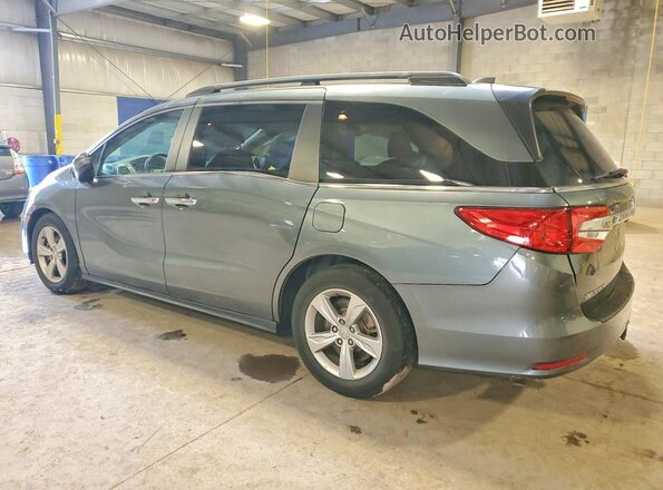 5FNRL6H70KB068645 2019 HONDA ODYSSEY Gray Trasero izquierdo
