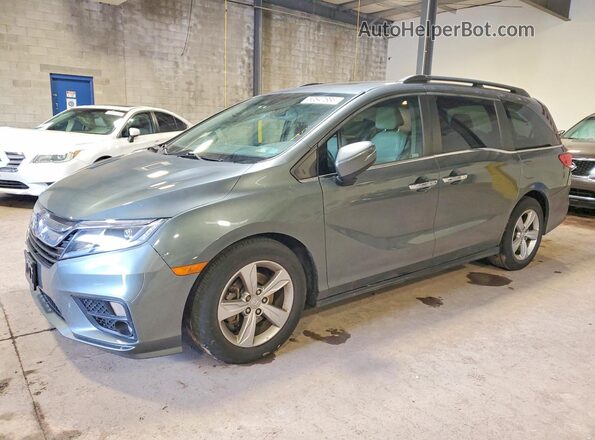 5FNRL6H70KB068645 2019 HONDA ODYSSEY Gray Vista tres cuartos delantera izquierda