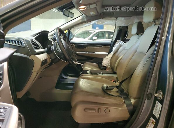 5FNRL6H70KB068645 2019 HONDA ODYSSEY Gray Vista interior delantera