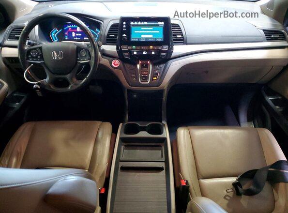 5FNRL6H70KB068645 2019 HONDA ODYSSEY Gray Vista del salpicadero